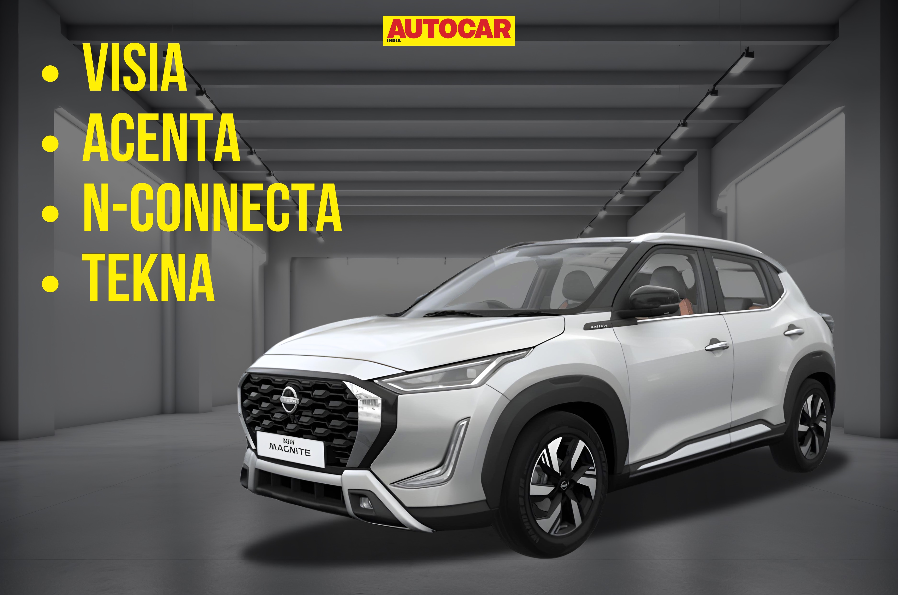 Nissan Magnite facelift variants Nissan Magnite facelift variants